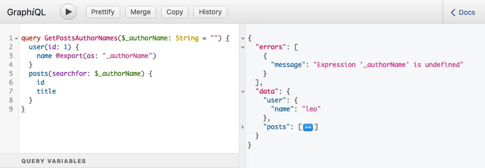 Mengeksekusi query yang menggunakan variabel