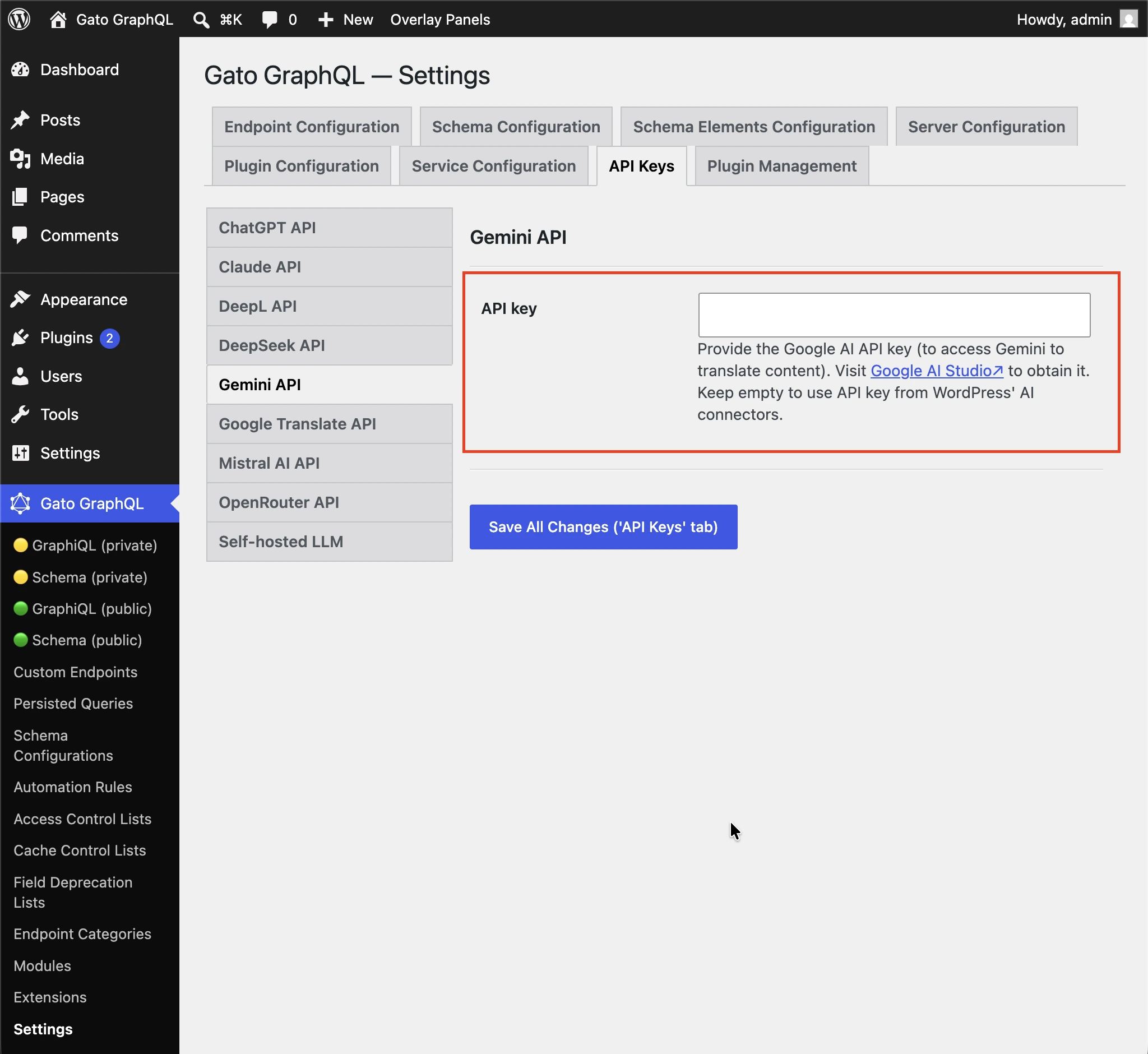 Mengatur API key Google