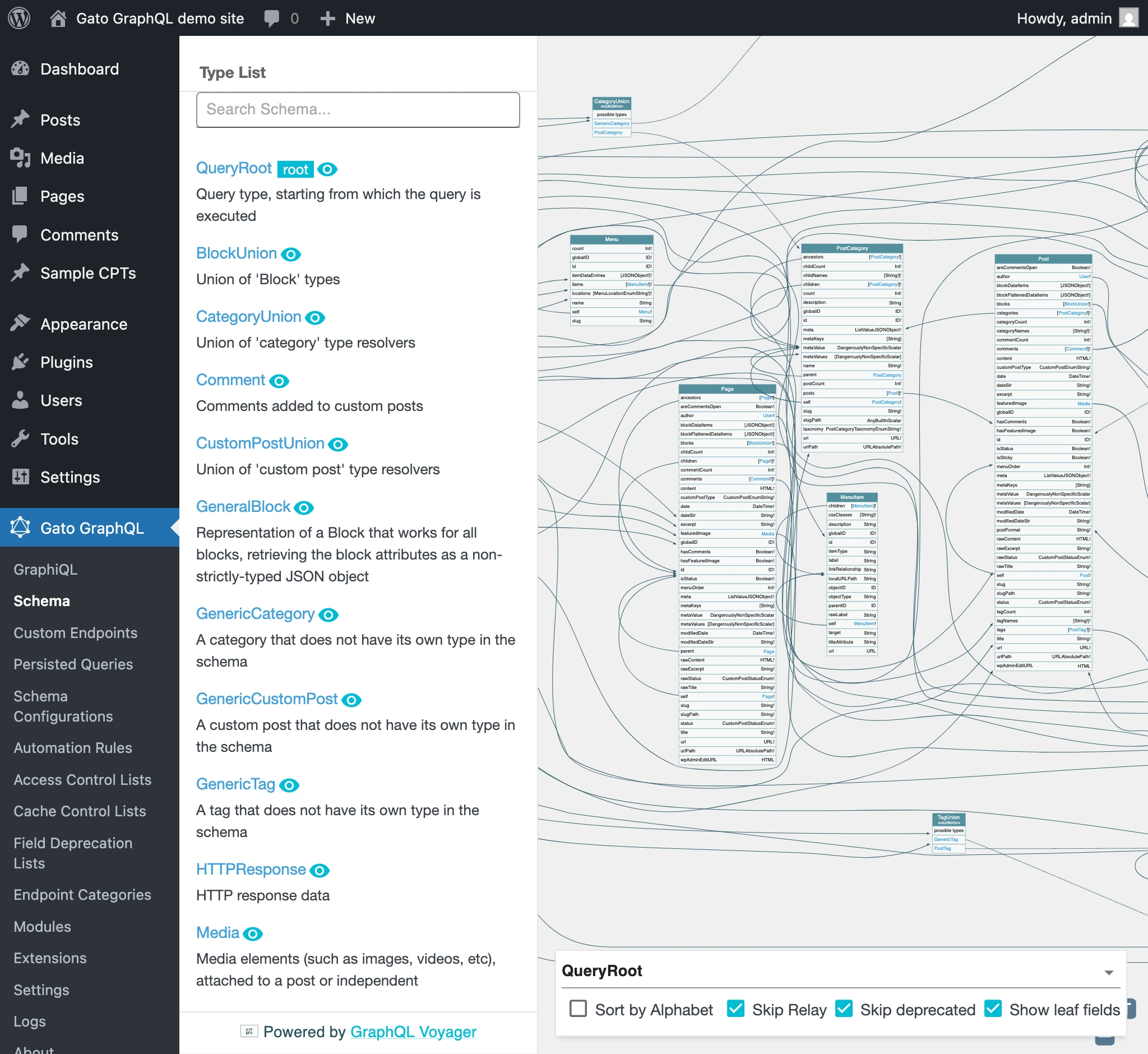 Klien GraphQL Voyager Klien GraphQL Voyager