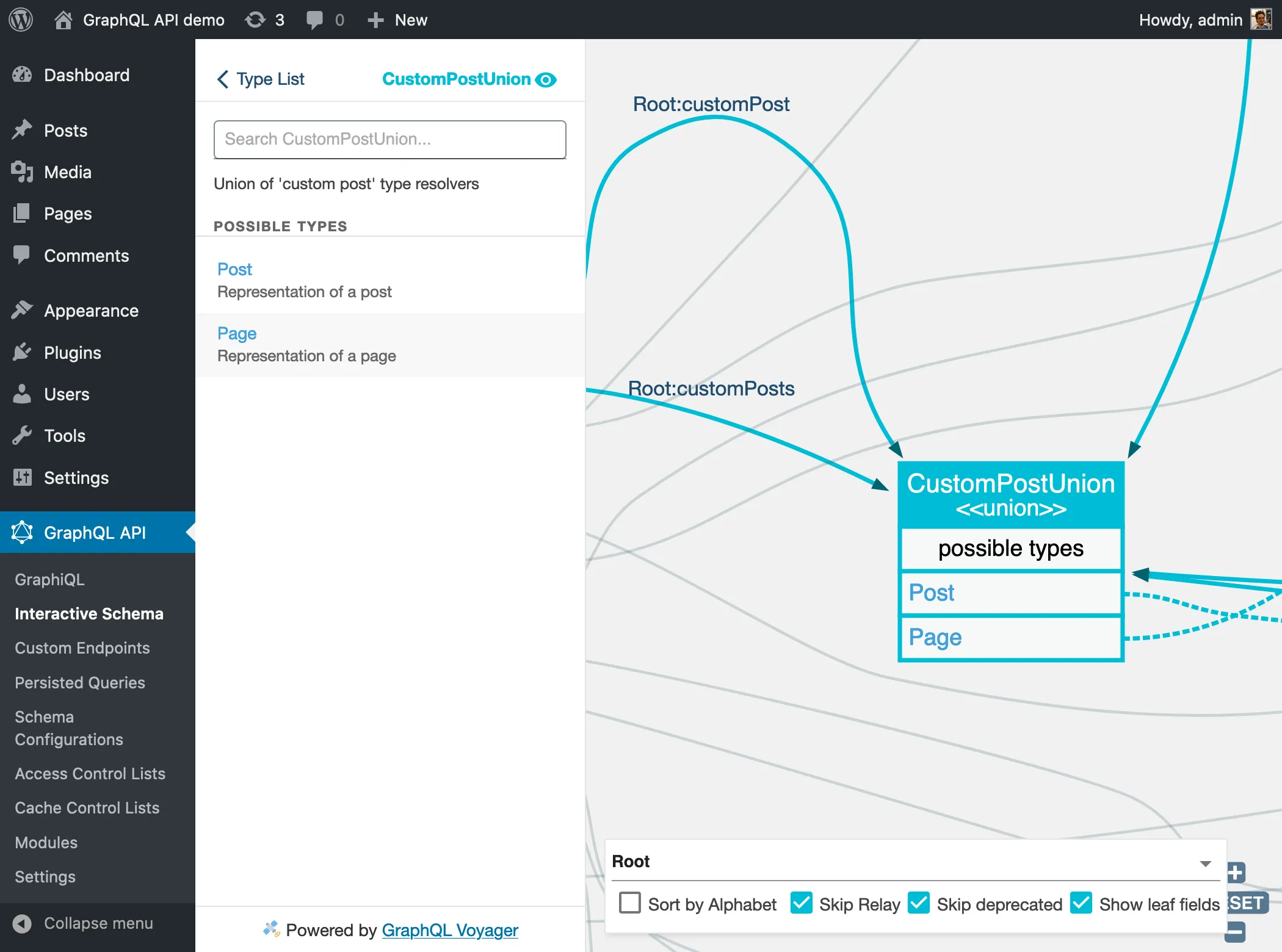 Tipe `CustomPostUnion` Tipe CustomPostUnion