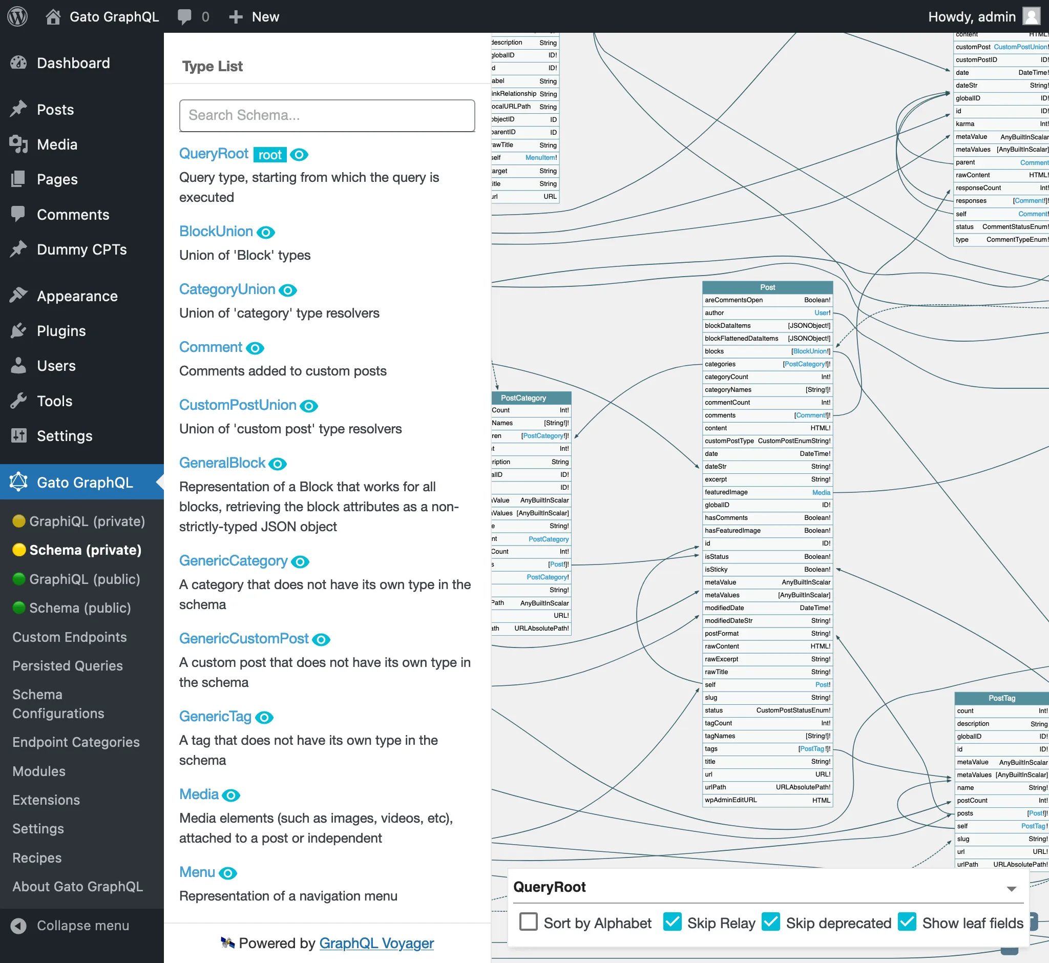 Skema GraphQL untuk WordPress Skema GraphQL untuk WordPress