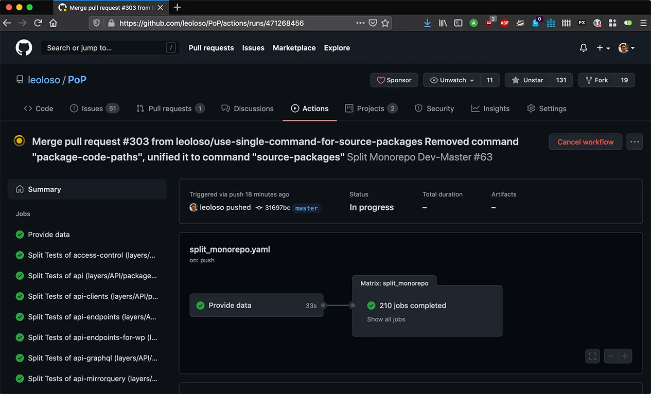 Memproses lebih dari 200 paket Memproses lebih dari 200 paket