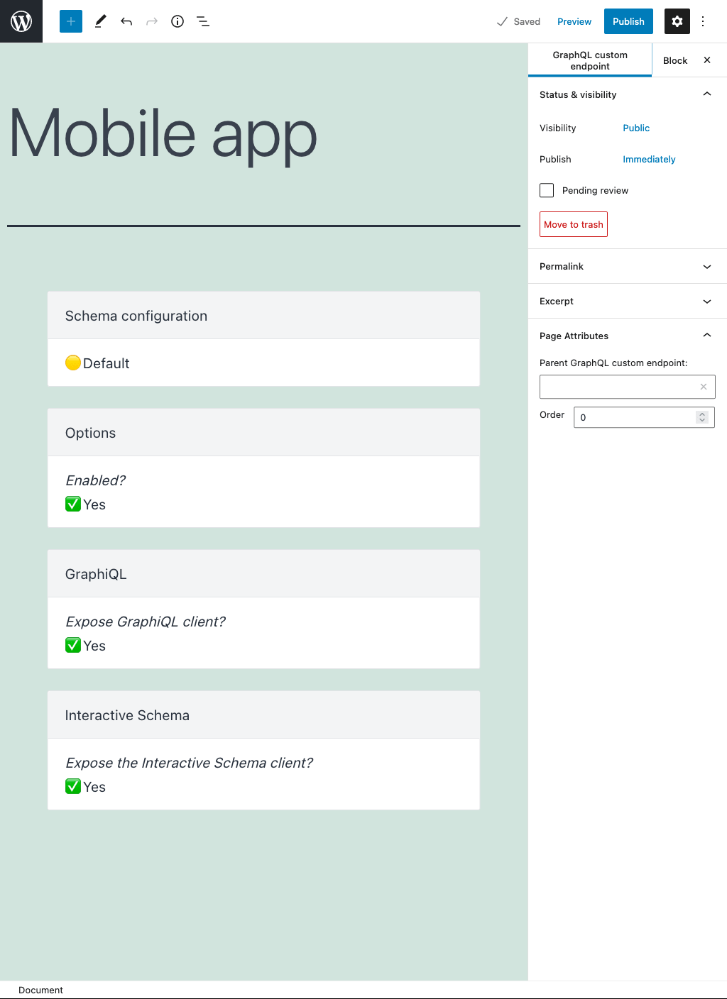 Opsi dalam Custom Endpoint Opsi dalam Custom Endpoint